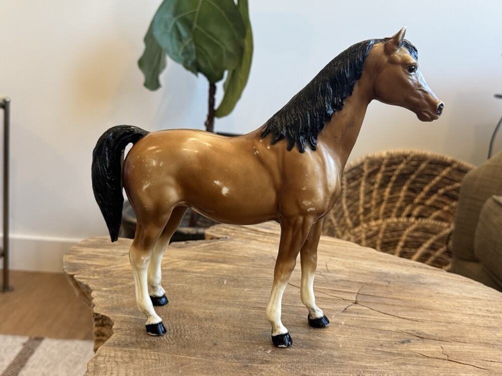Vintage Breyer Arabian Mare Sheba Brown Horse Tan Honey
